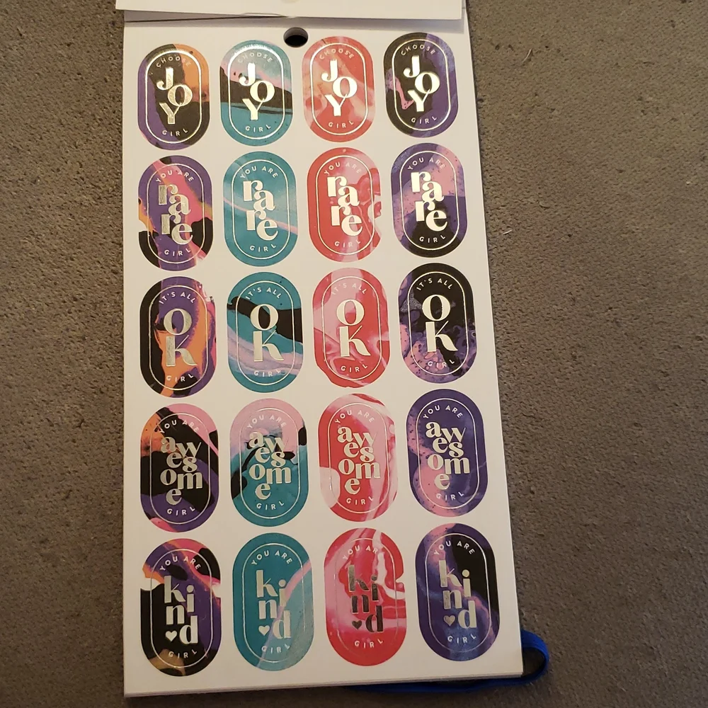 The happy planner glitter paint sticker book